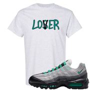 Stadium Green 95s T Shirt | Lover, Ash