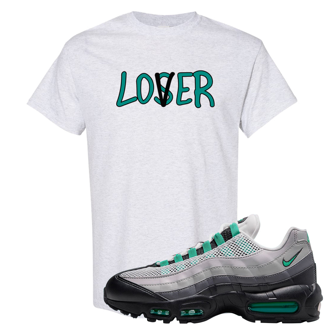 Stadium Green 95s T Shirt | Lover, Ash