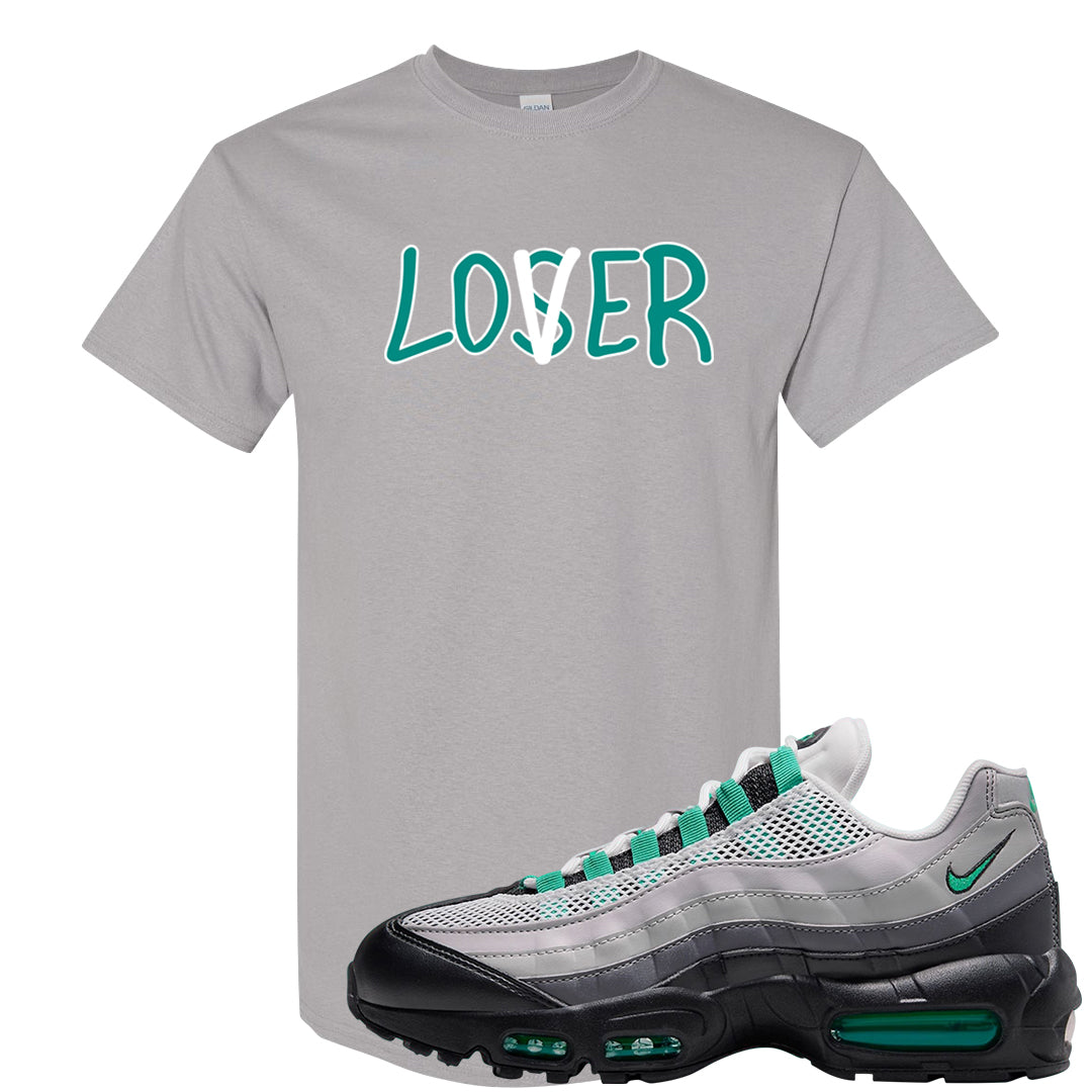 Stadium Green 95s T Shirt | Lover, Gravel