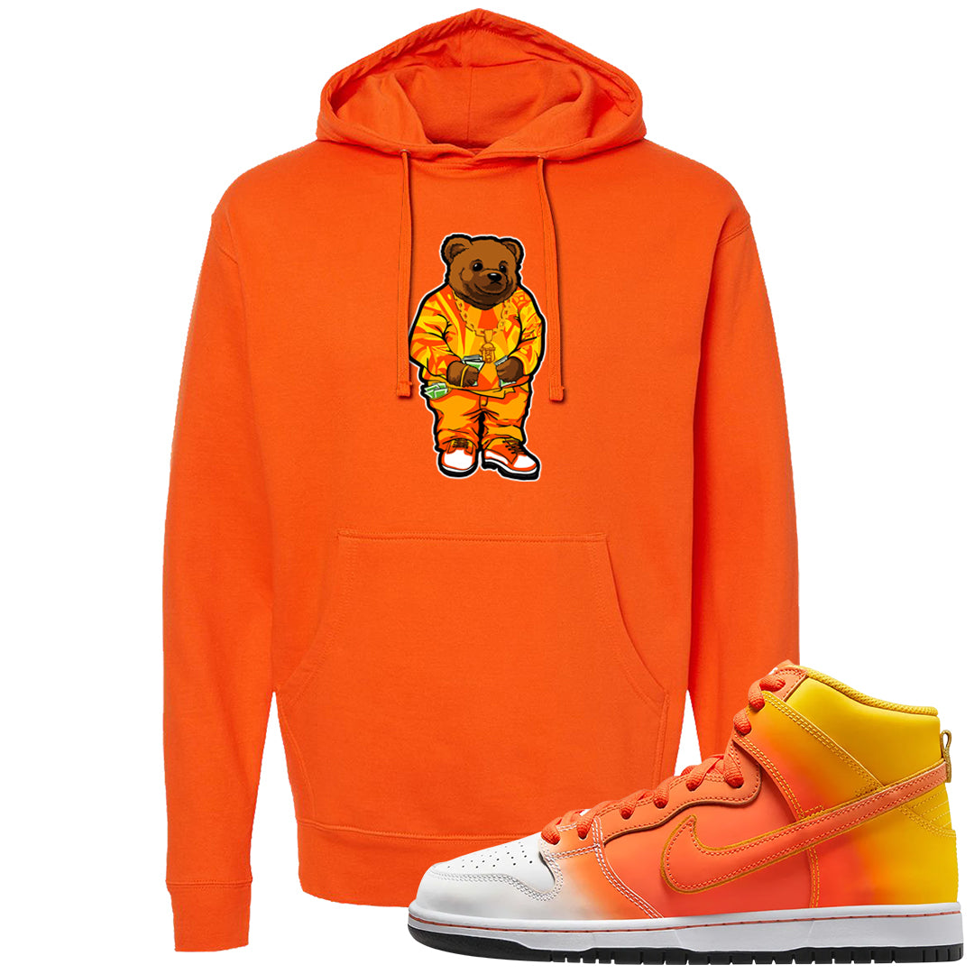 Candy Corn High Dunks Hoodie | Sweater Bear, Orange