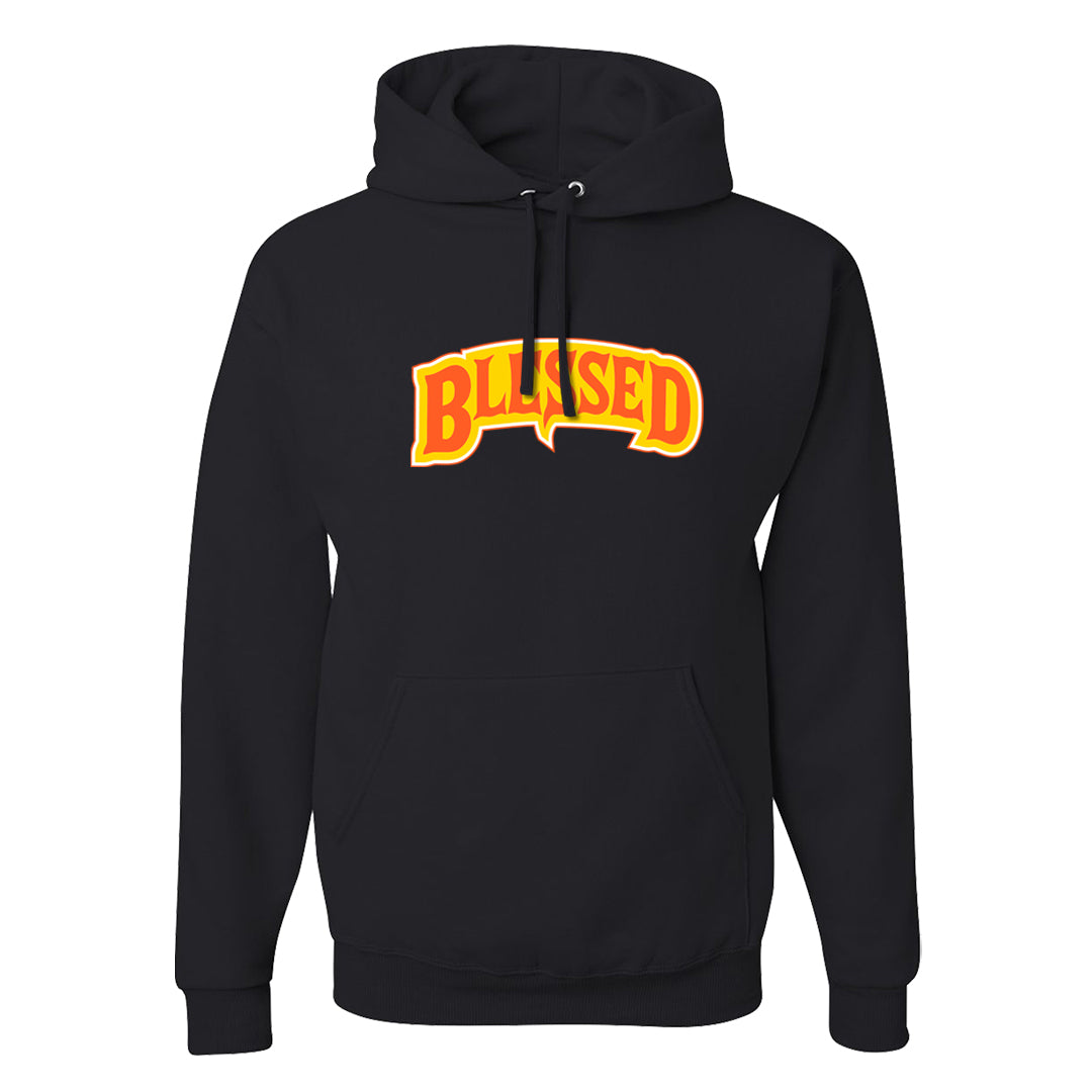 Candy Corn High Dunks Hoodie | Blessed Arch, Black