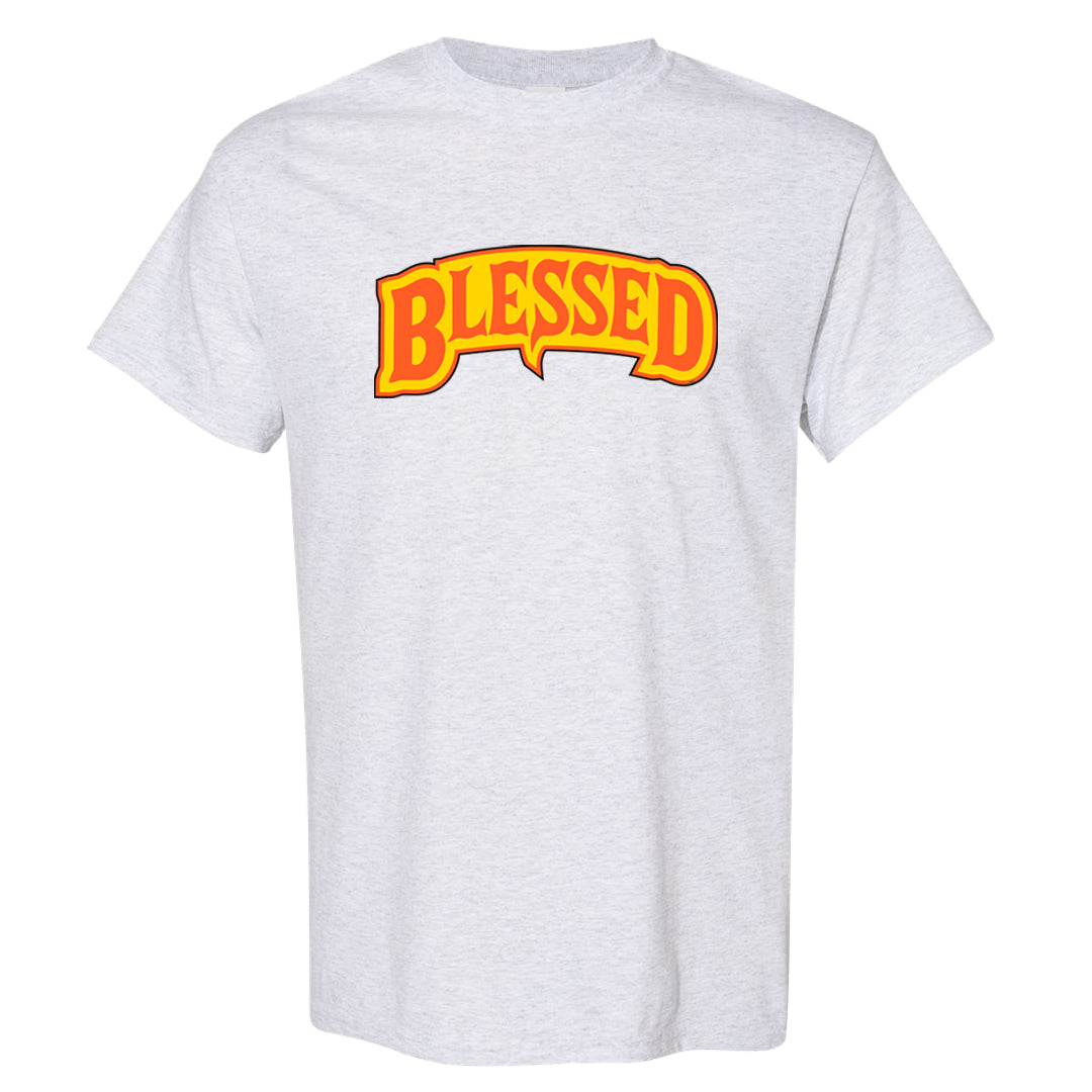 Candy Corn High Dunks T Shirt | Blessed Arch, Ash
