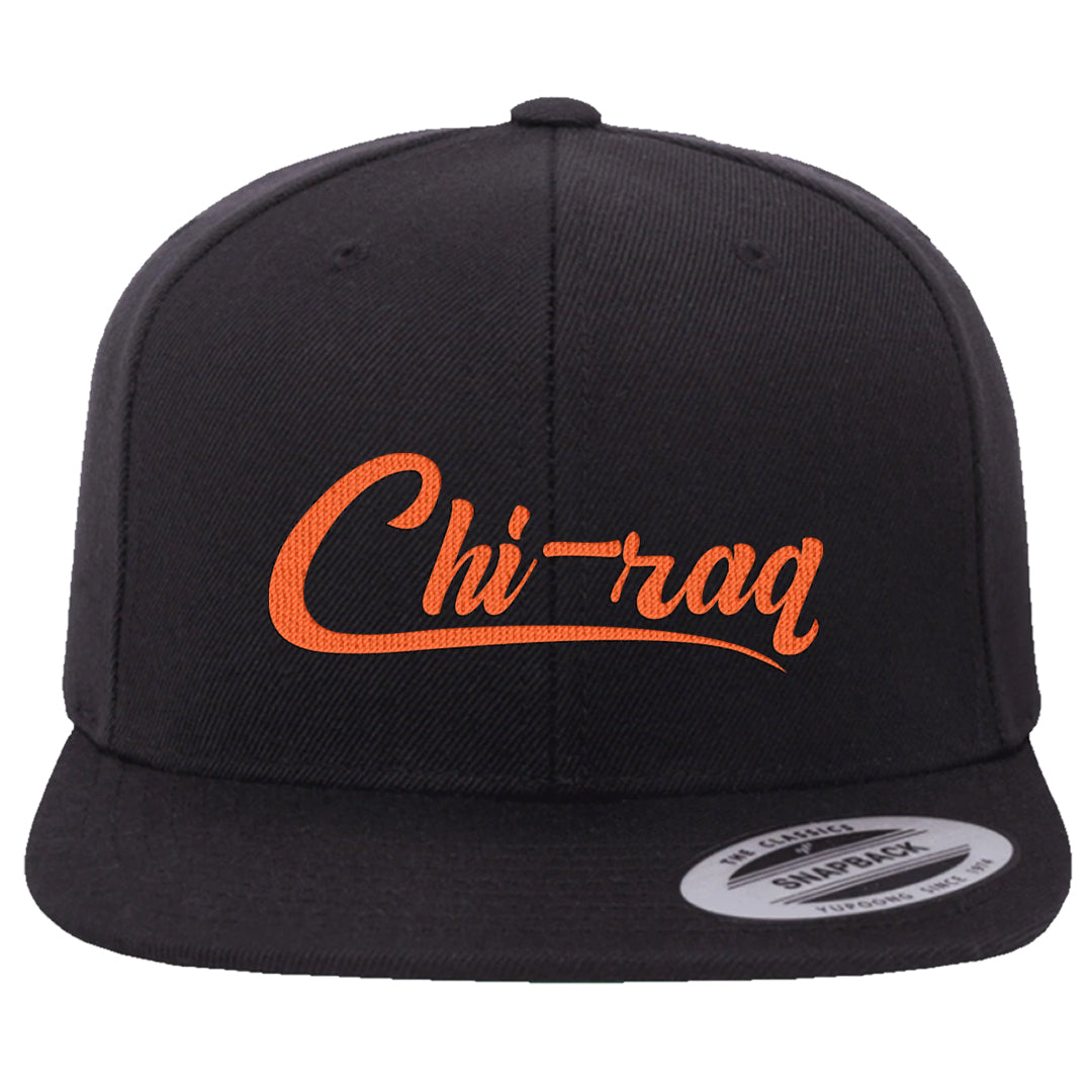Candy Corn High Dunks Snapback Hat | Chiraq, Black