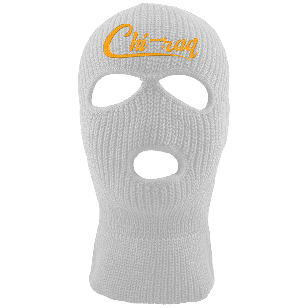 Candy Corn High Dunks Ski Mask | Chiraq, White