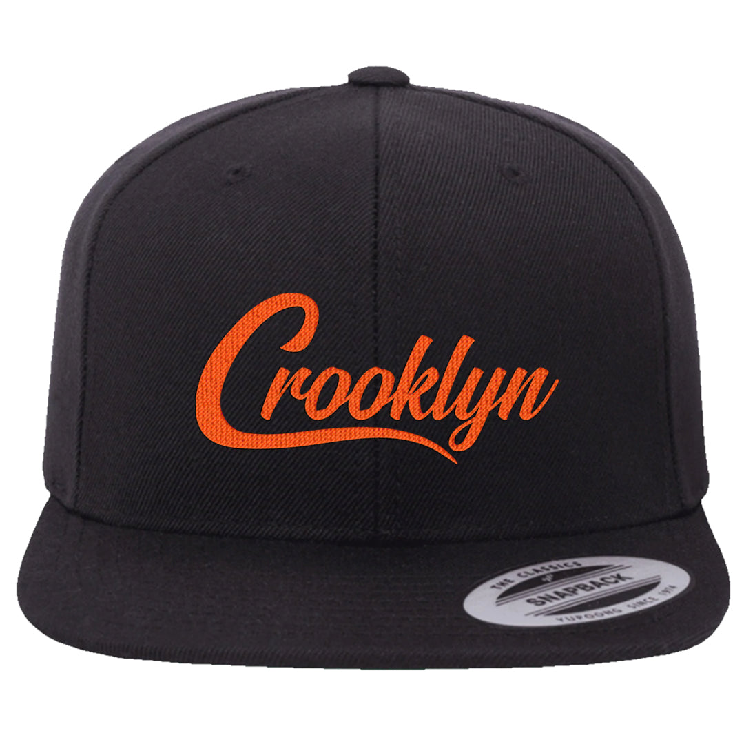 Candy Corn High Dunks Snapback Hat | Crooklyn, Black