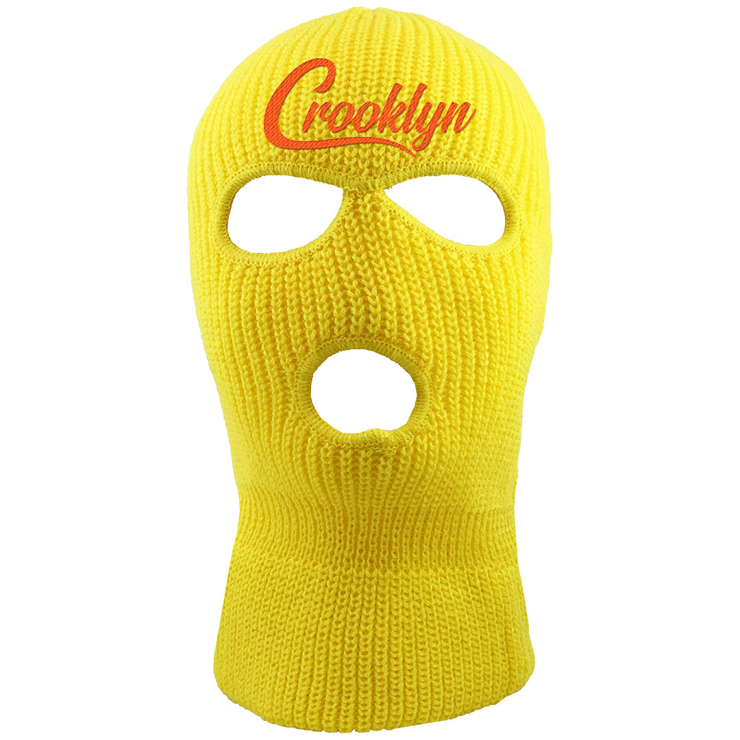 Candy Corn High Dunks Ski Mask | Crooklyn, Yellow