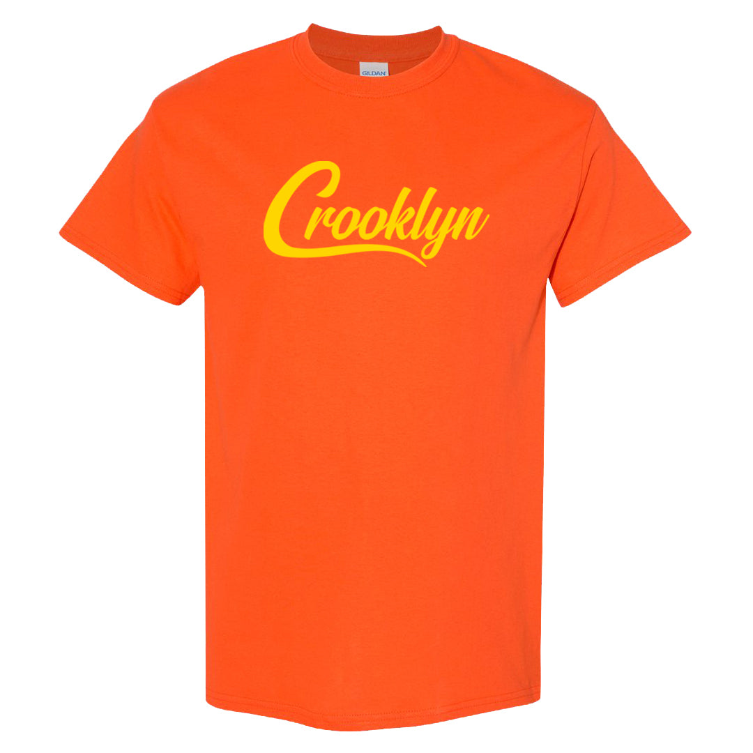 Candy Corn High Dunks T Shirt | Crooklyn, Orange