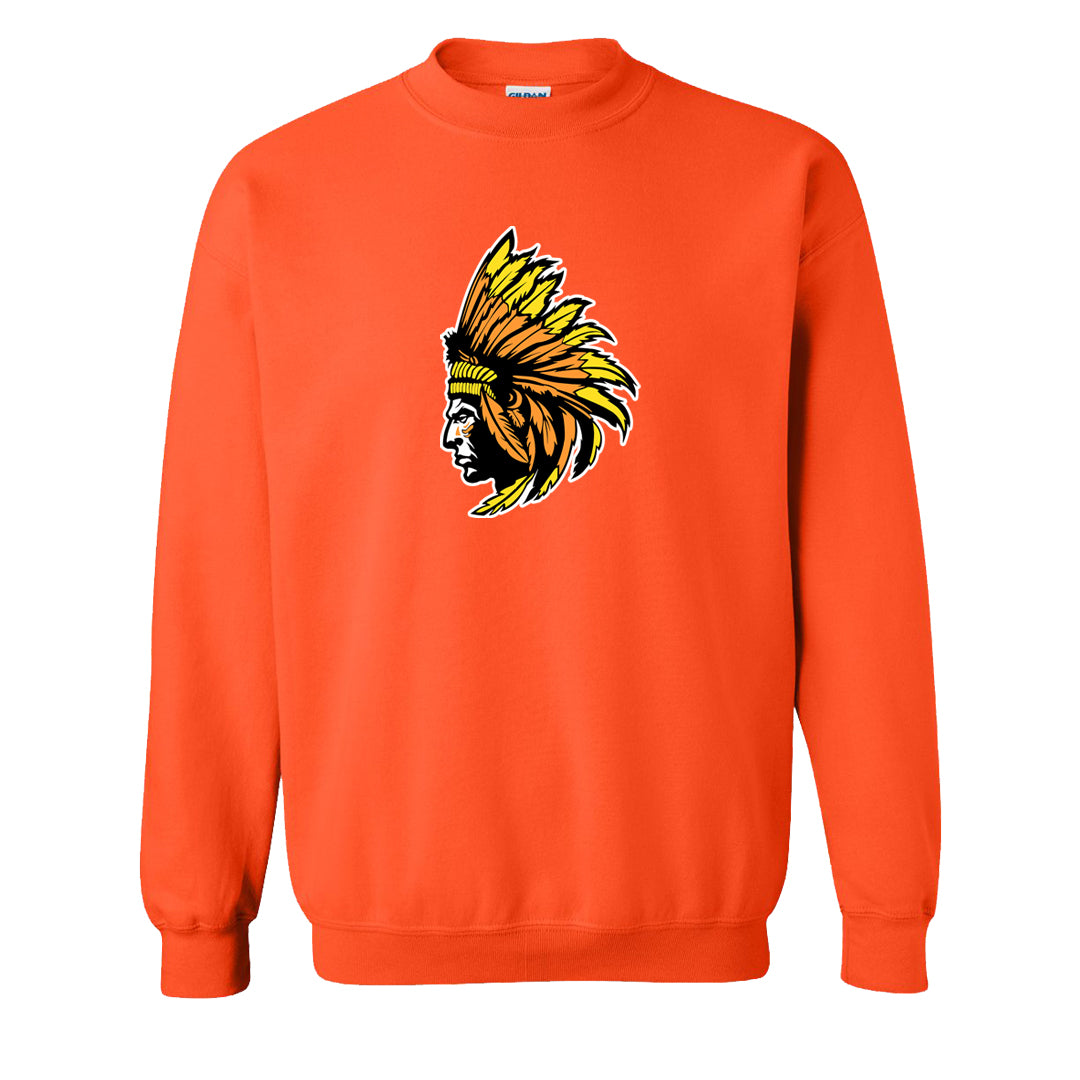 Candy Corn High Dunks Crewneck Sweatshirt | Indian Chief, Orange