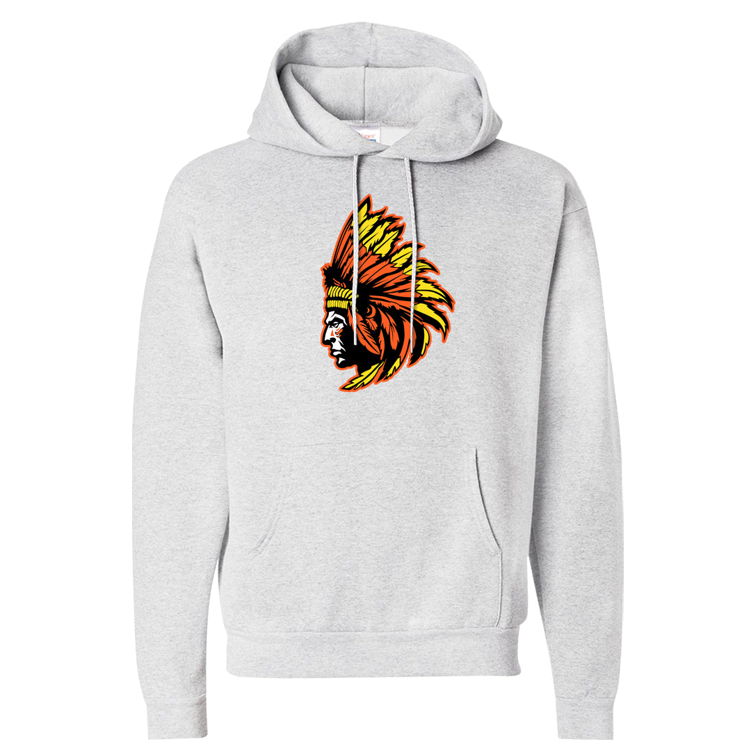 Candy Corn High Dunks Hoodie | Indian Chief, Ash