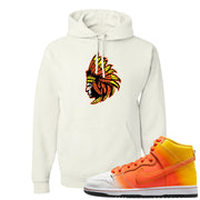 Candy Corn High Dunks Hoodie | Indian Chief, White