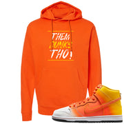 Candy Corn High Dunks Hoodie | Them Dunks Tho, Orange