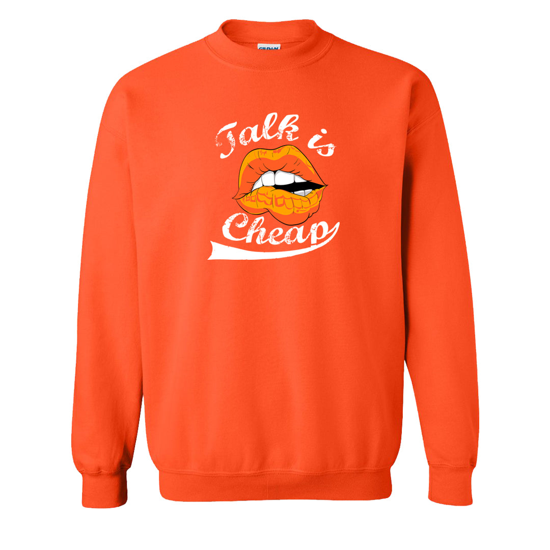 Candy Corn High Dunks Crewneck Sweatshirt | Talk Lips, Orange