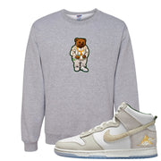 Lunar New Year High Dunks Crewneck Sweatshirt | Sweater Bear, Ash