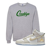 Lunar New Year High Dunks Crewneck Sweatshirt | Crooklyn, Ash