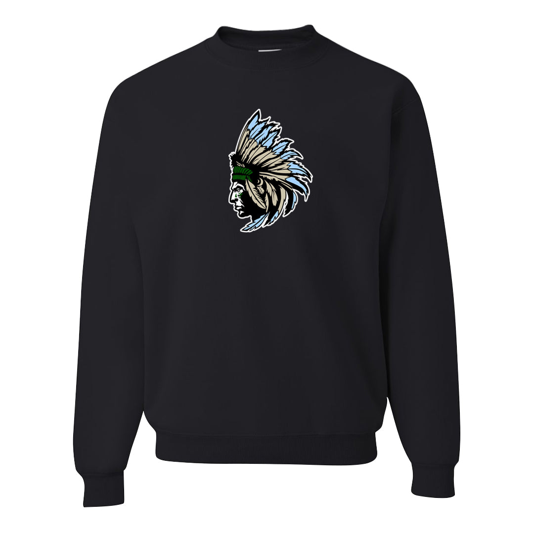 Lunar New Year High Dunks Crewneck Sweatshirt | Indian Chief, Black