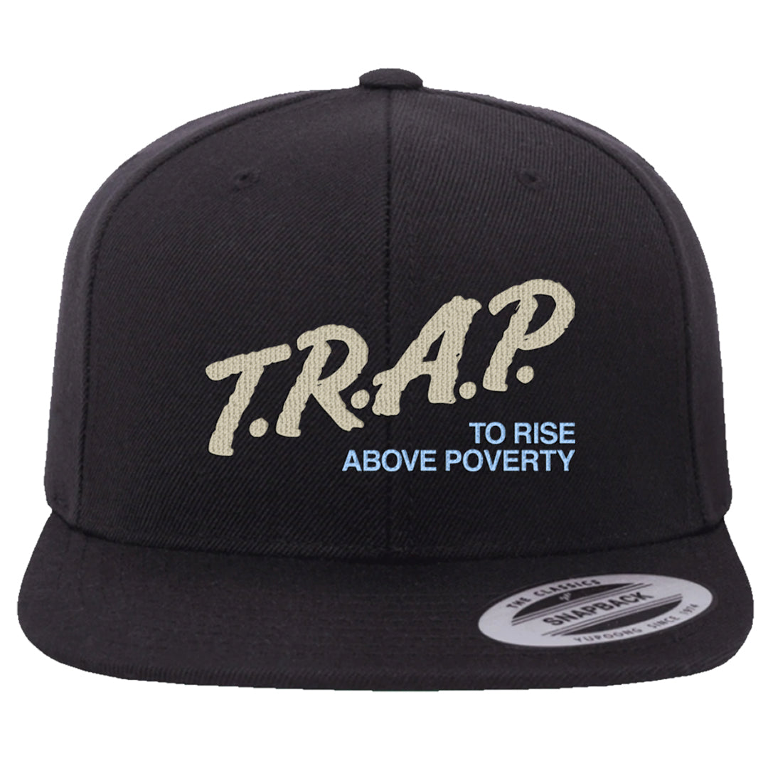 Lunar New Year High Dunks Snapback Hat | Trap To Rise Above Poverty, Black