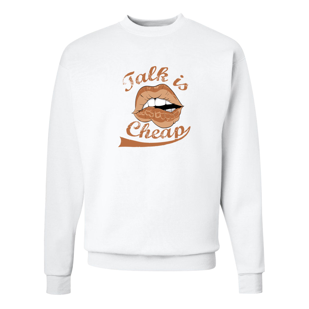 Austria Low Dunks Crewneck Sweatshirt | Talk Lips, White