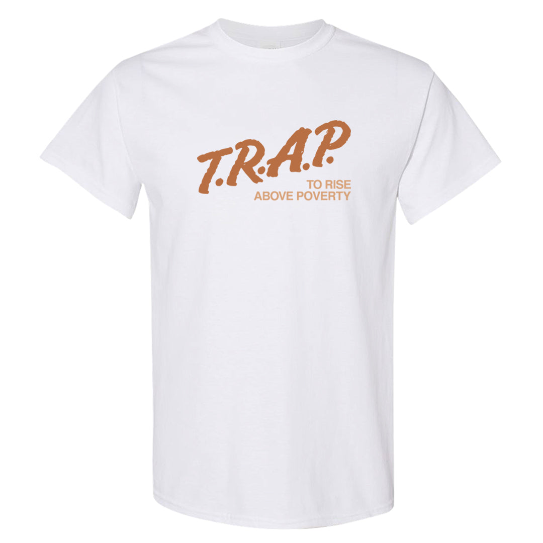 Austria Low Dunks T Shirt | Trap To Rise Above Poverty, White