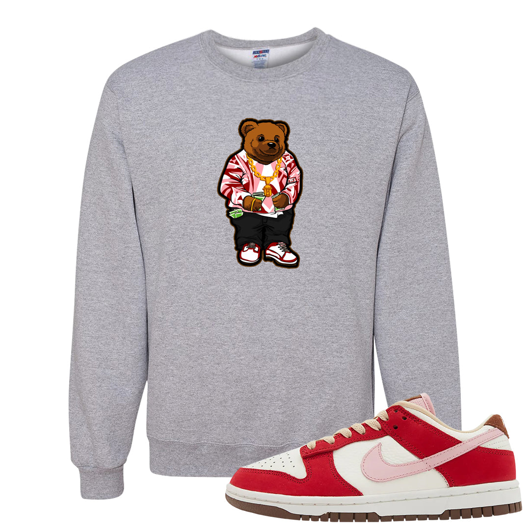 Bacon Low Dunks Crewneck Sweatshirt | Sweater Bear, Ash