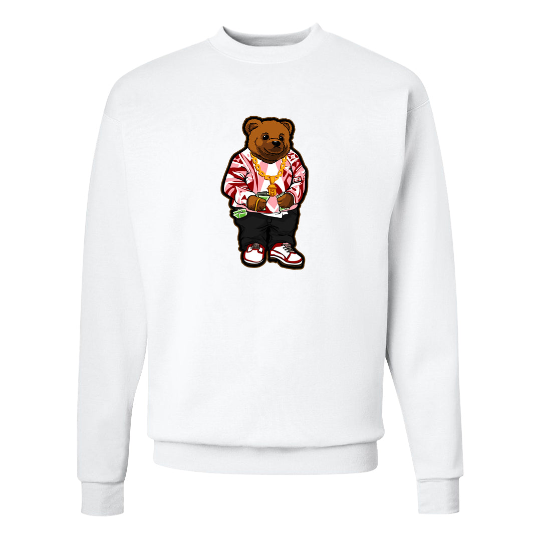 Bacon Low Dunks Crewneck Sweatshirt | Sweater Bear, White