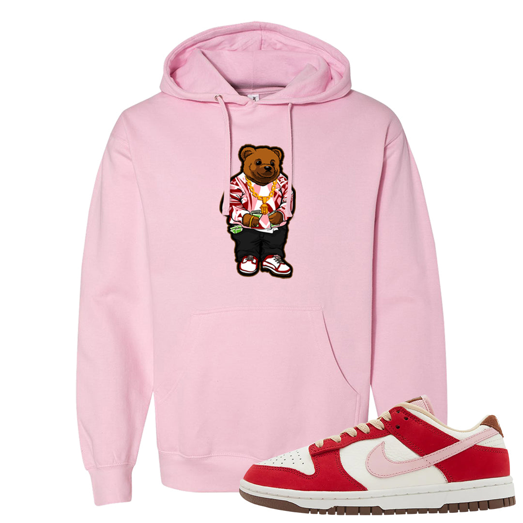 Bacon Low Dunks Hoodie | Sweater Bear, Light Pink