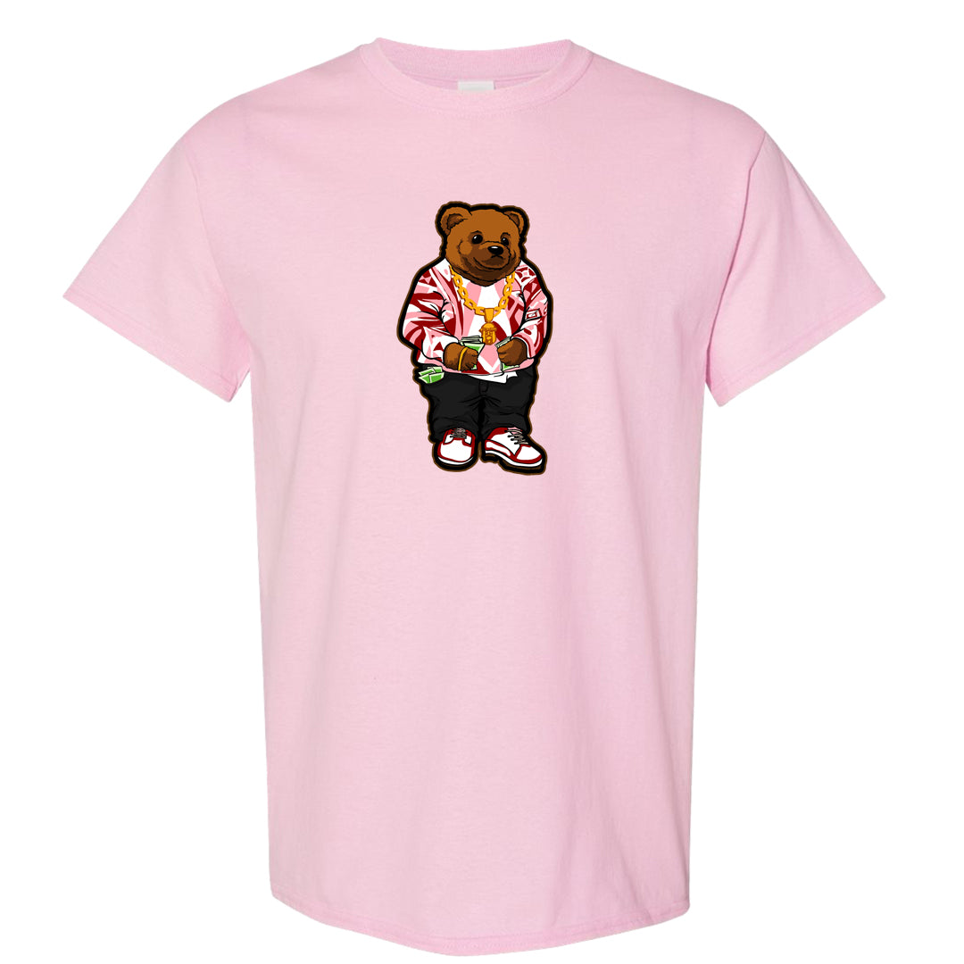 Bacon Low Dunks T Shirt | Sweater Bear, Light Pink