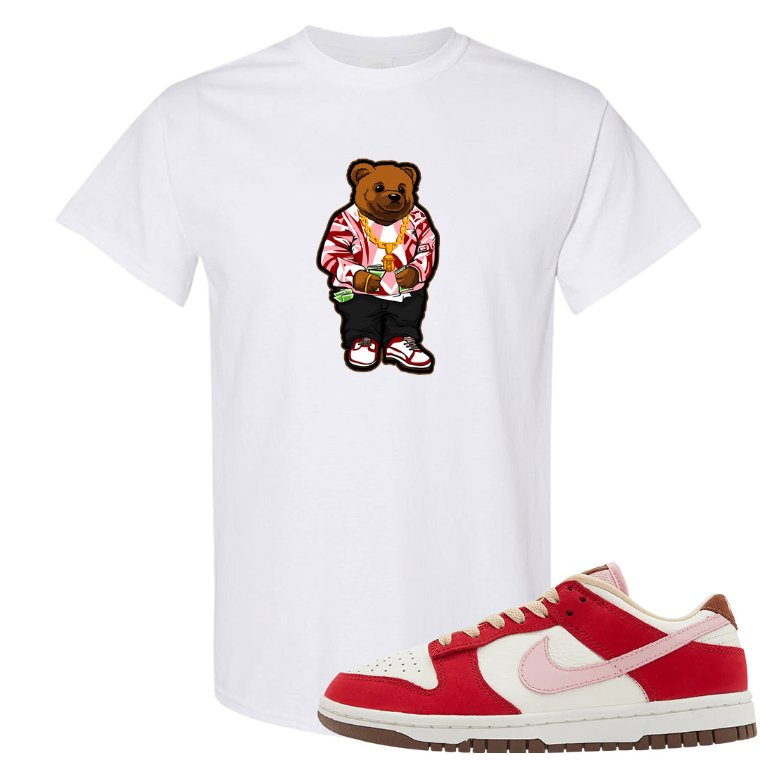 Bacon Low Dunks T Shirt | Sweater Bear, White