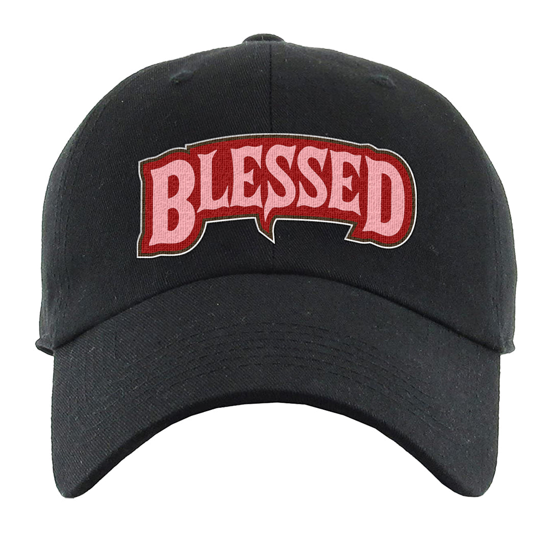 Bacon Low Dunks Dad Hat | Blessed Arch, Black