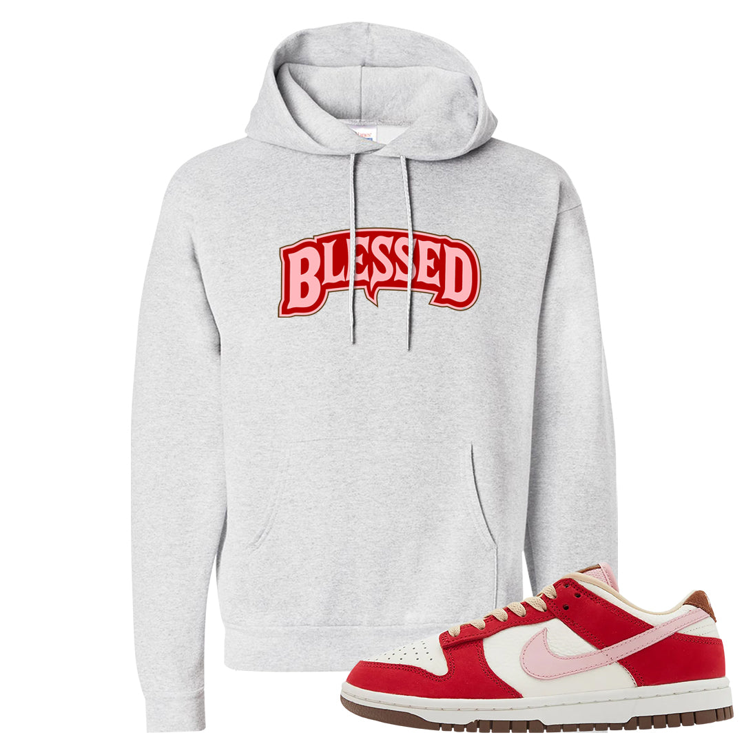 Bacon Low Dunks Hoodie | Blessed Arch, Ash