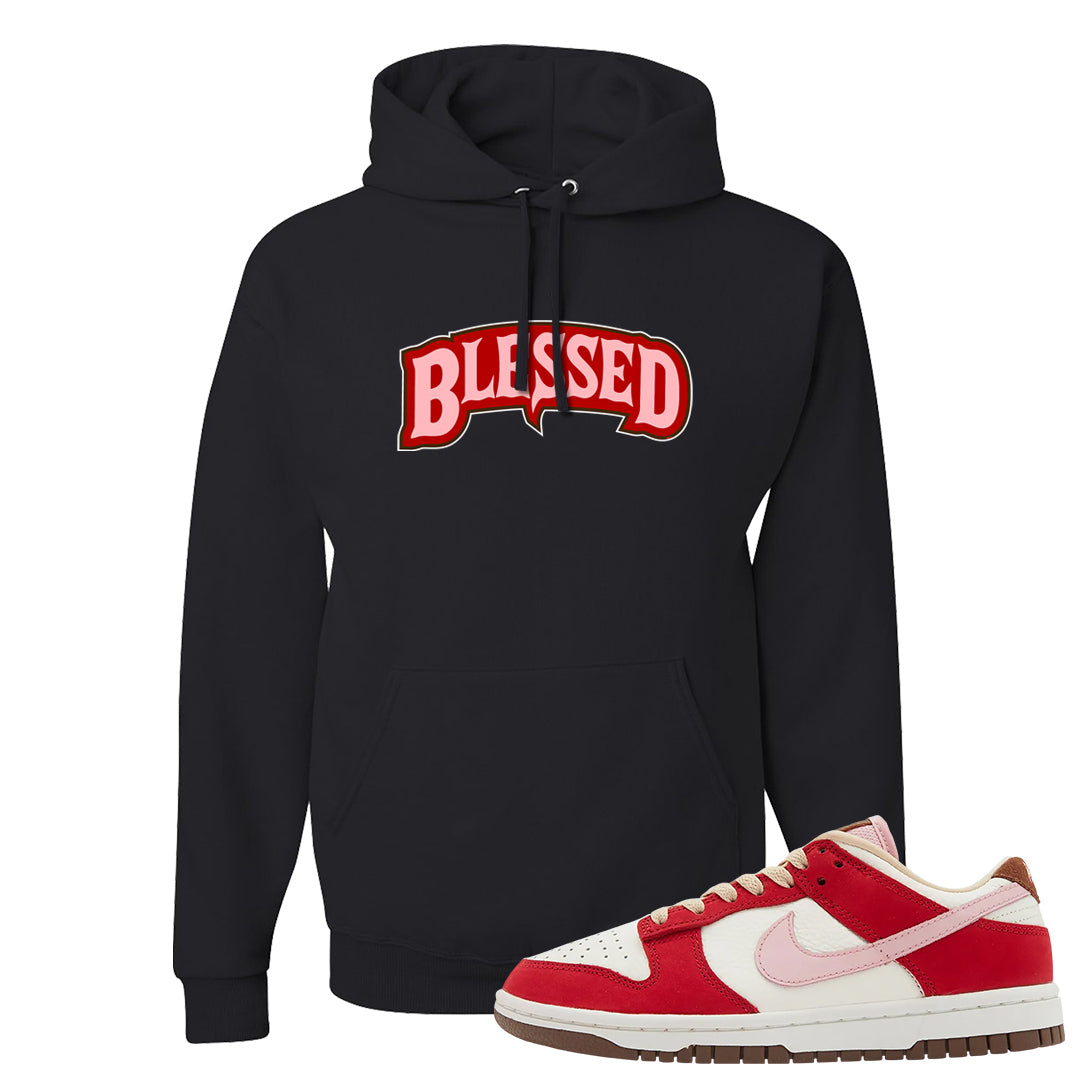 Bacon Low Dunks Hoodie | Blessed Arch, Black