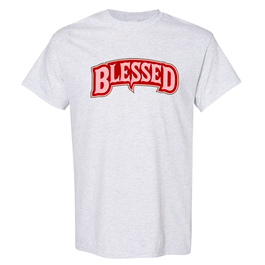 Bacon Low Dunks T Shirt | Blessed Arch, Ash