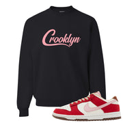 Bacon Low Dunks Crewneck Sweatshirt | Crooklyn, Black