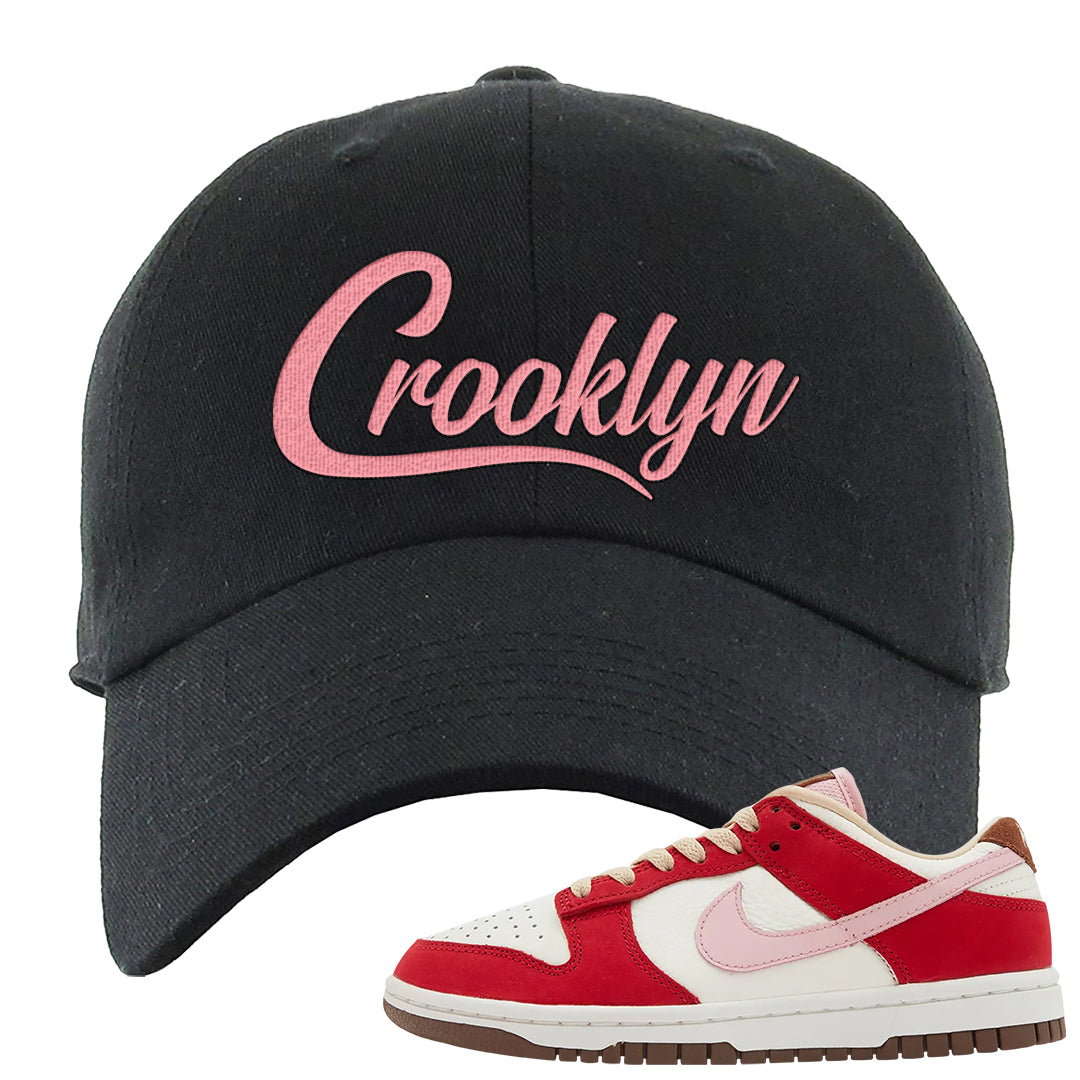 Bacon Low Dunks Dad Hat | Crooklyn, Black