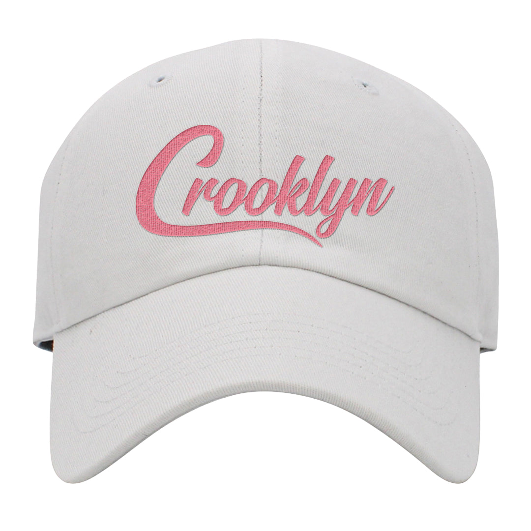 Bacon Low Dunks Dad Hat | Crooklyn, White