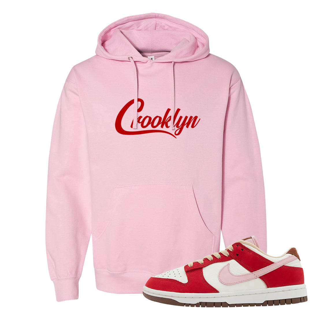 Bacon Low Dunks Hoodie | Crooklyn, Light Pink