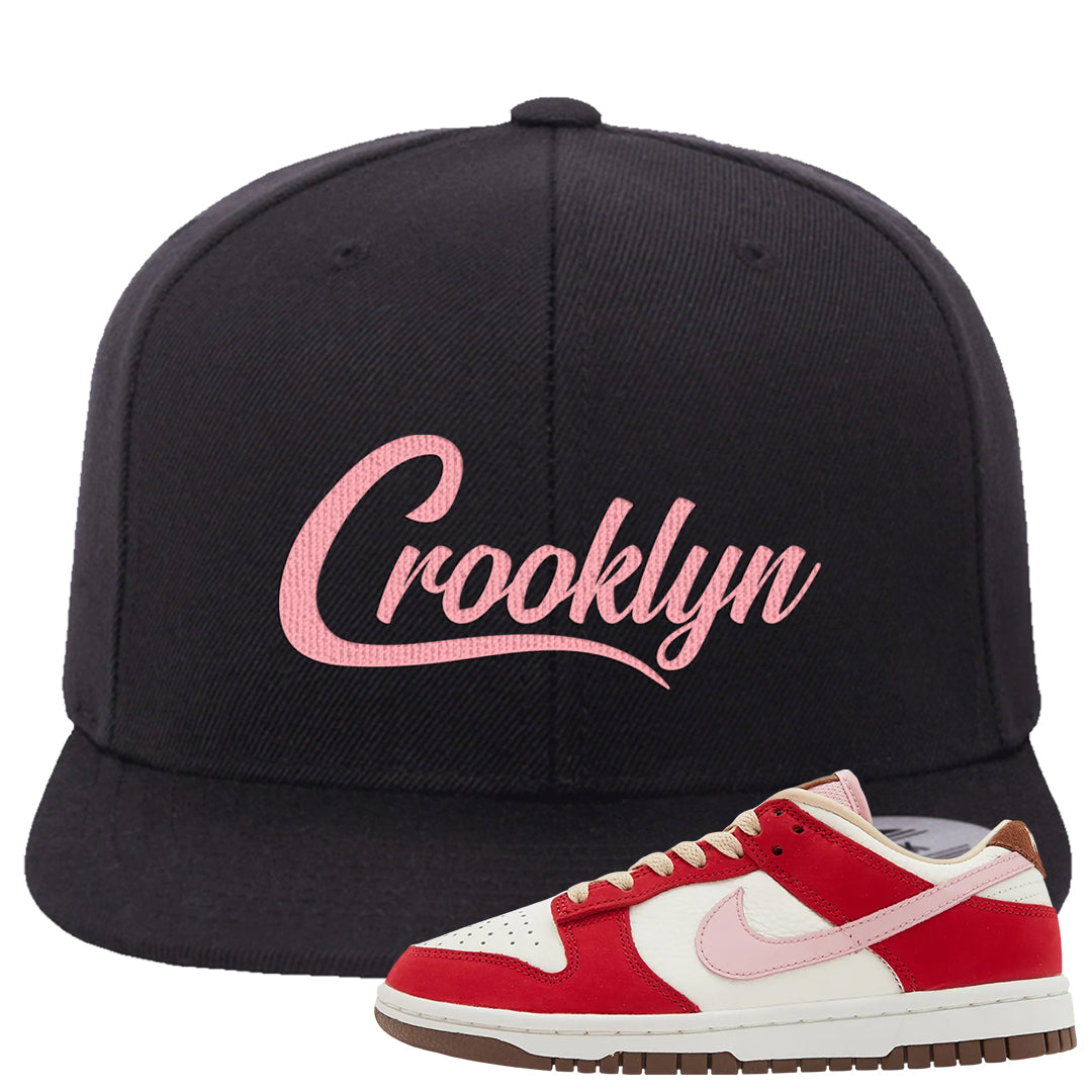 Bacon Low Dunks Snapback Hat | Crooklyn, Black