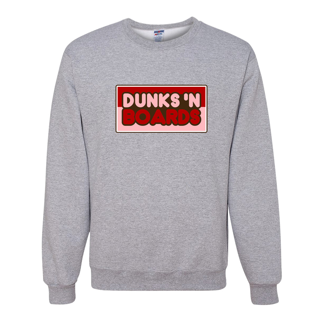 Bacon Low Dunks Crewneck Sweatshirt | Dunks N Boards, Ash