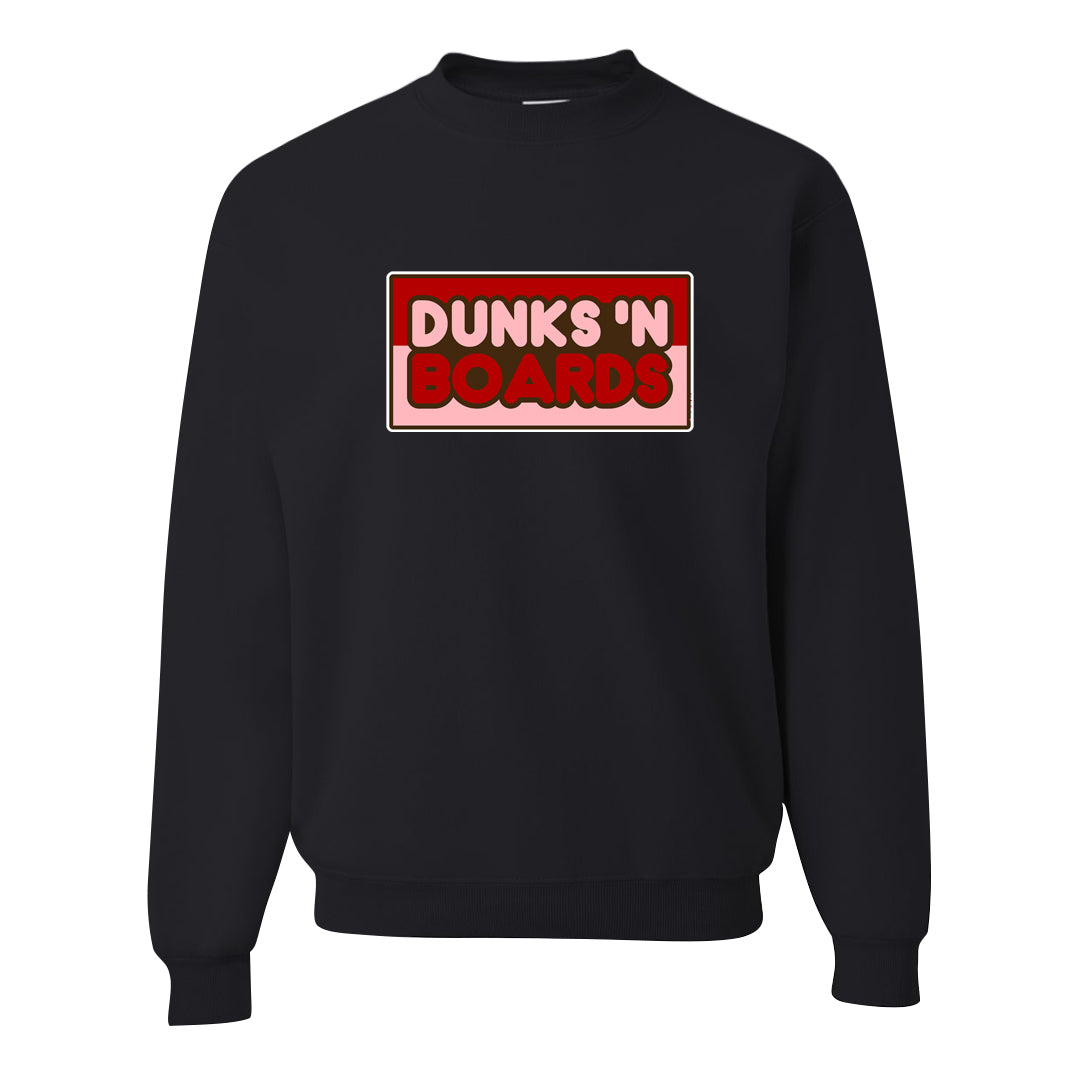 Bacon Low Dunks Crewneck Sweatshirt | Dunks N Boards, Black
