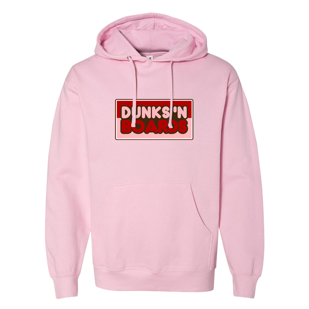 Bacon Low Dunks Hoodie | Dunks N Boards, Light Pink