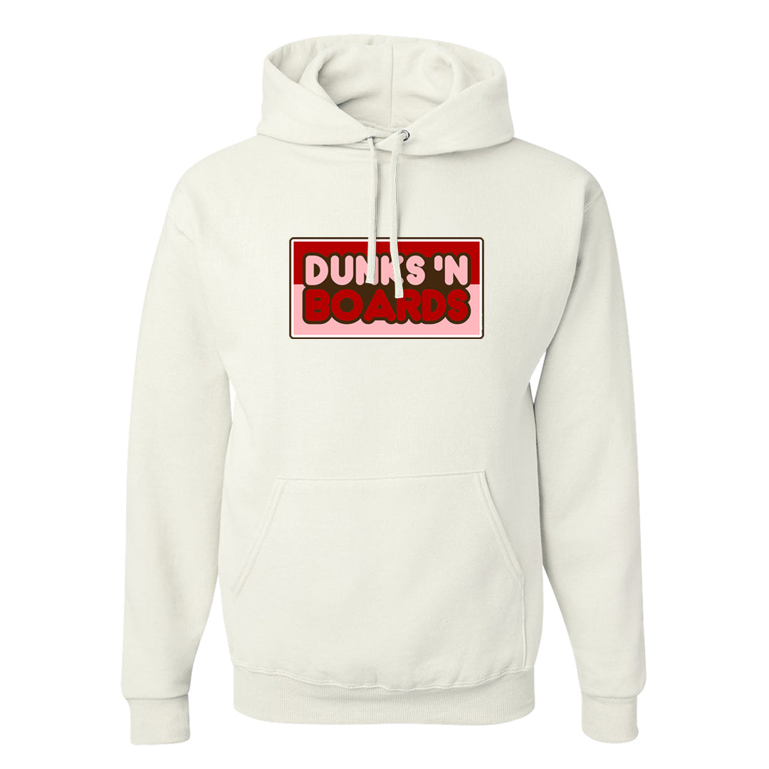 Bacon Low Dunks Hoodie | Dunks N Boards, White
