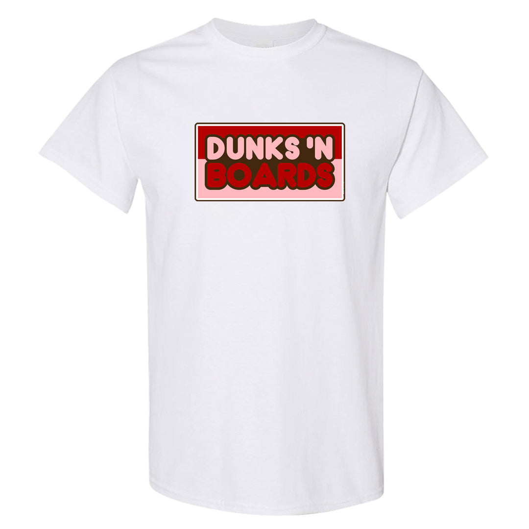 Bacon Low Dunks T Shirt | Dunks N Boards, White