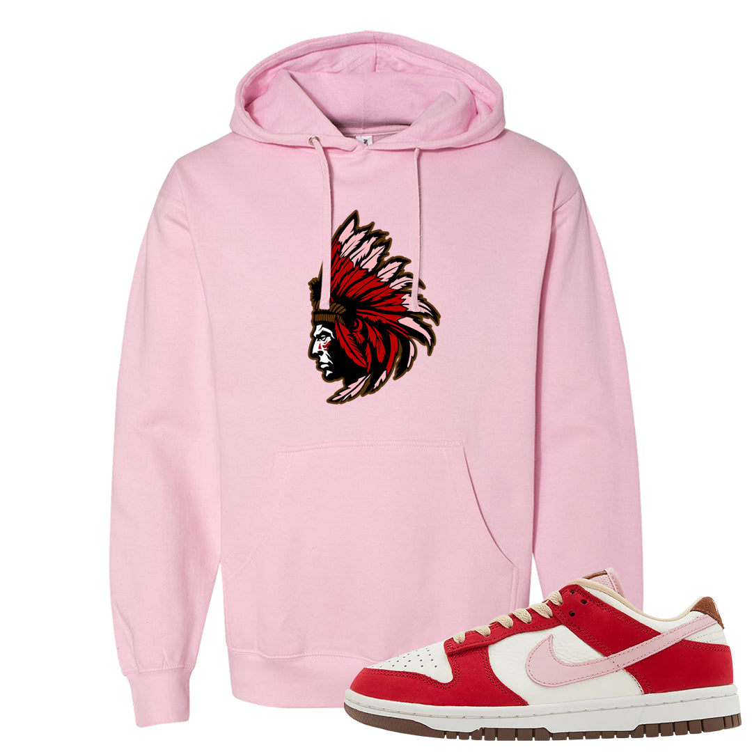 Bacon Low Dunks Hoodie | Indian Chief, Light Pink