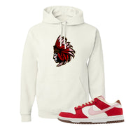 Bacon Low Dunks Hoodie | Indian Chief, White