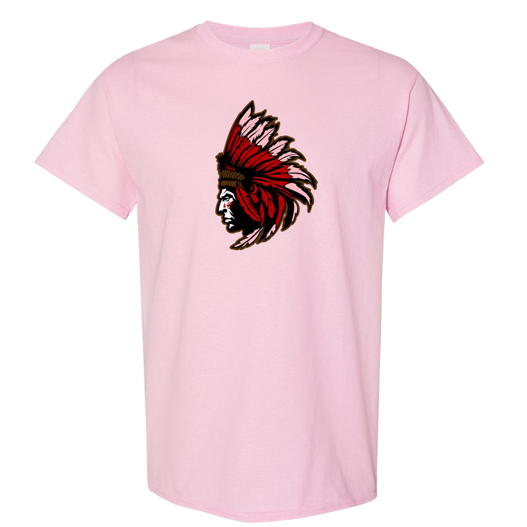 Bacon Low Dunks T Shirt | Indian Chief, Light Pink