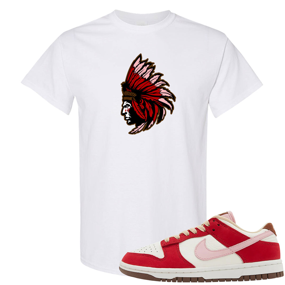 Bacon Low Dunks T Shirt | Indian Chief, White