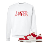 Bacon Low Dunks Crewneck Sweatshirt | Lover, White