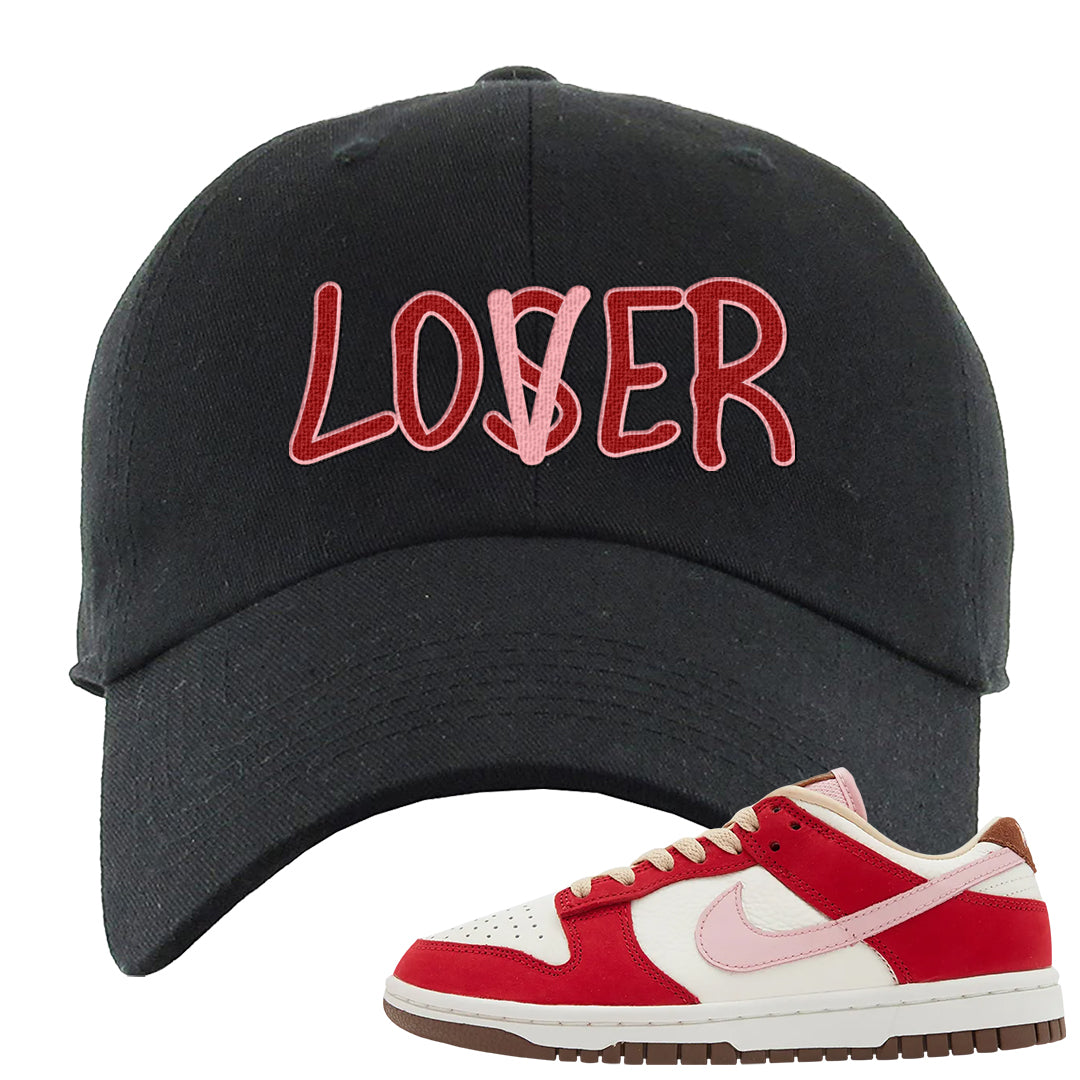 Bacon Low Dunks Dad Hat | Lover, Black