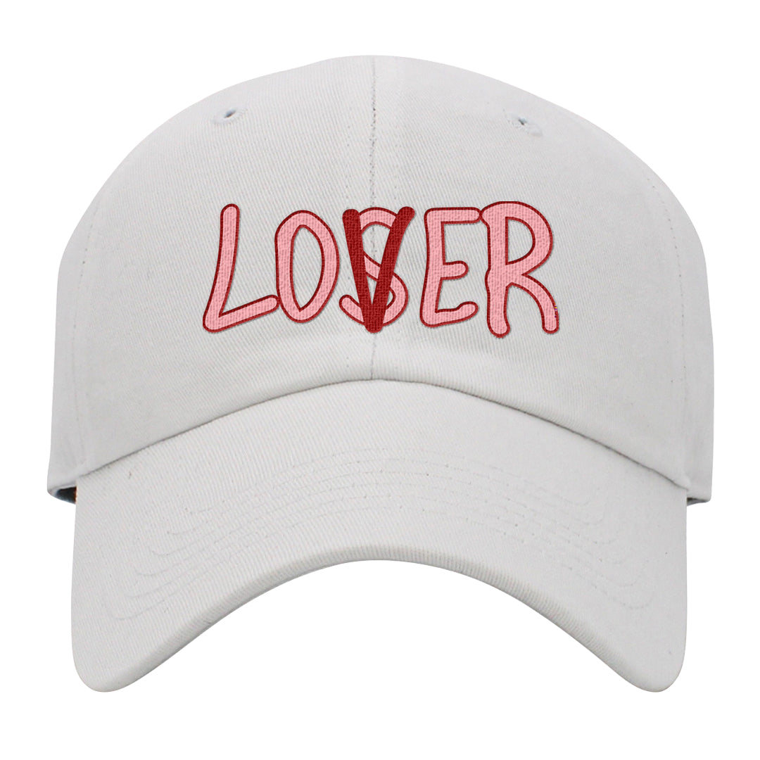 Bacon Low Dunks Dad Hat | Lover, White