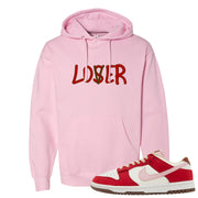 Bacon Low Dunks Hoodie | Lover, Light Pink