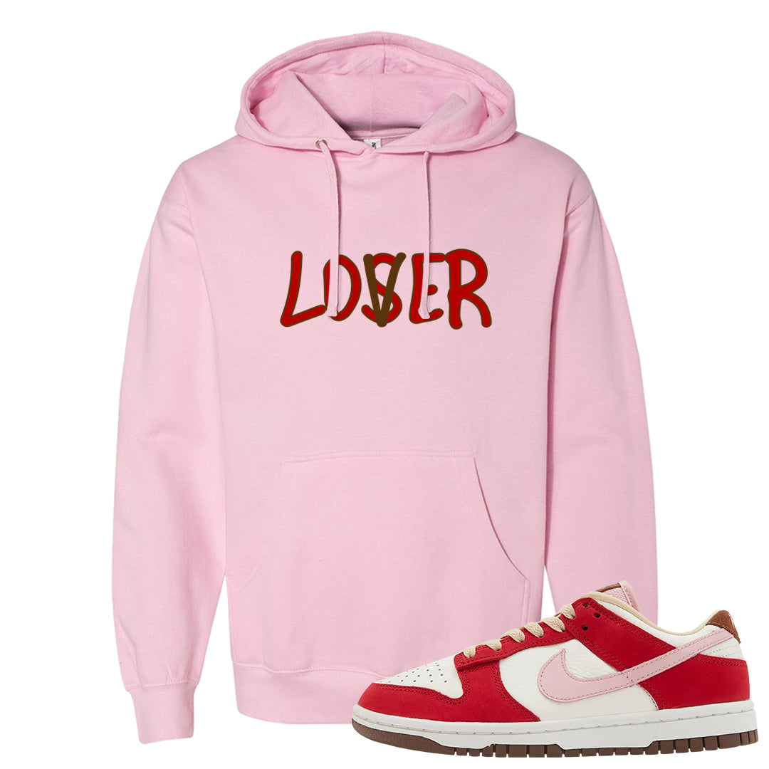 Bacon Low Dunks Hoodie | Lover, Light Pink